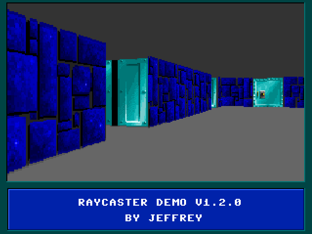 Wolfenstein 3D - raycasting demo with textures