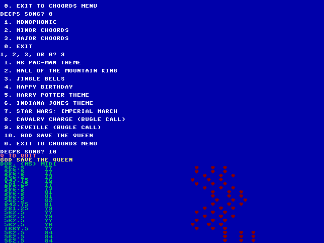 DECPS Player - VT520/VT525 Play Sound Simulator