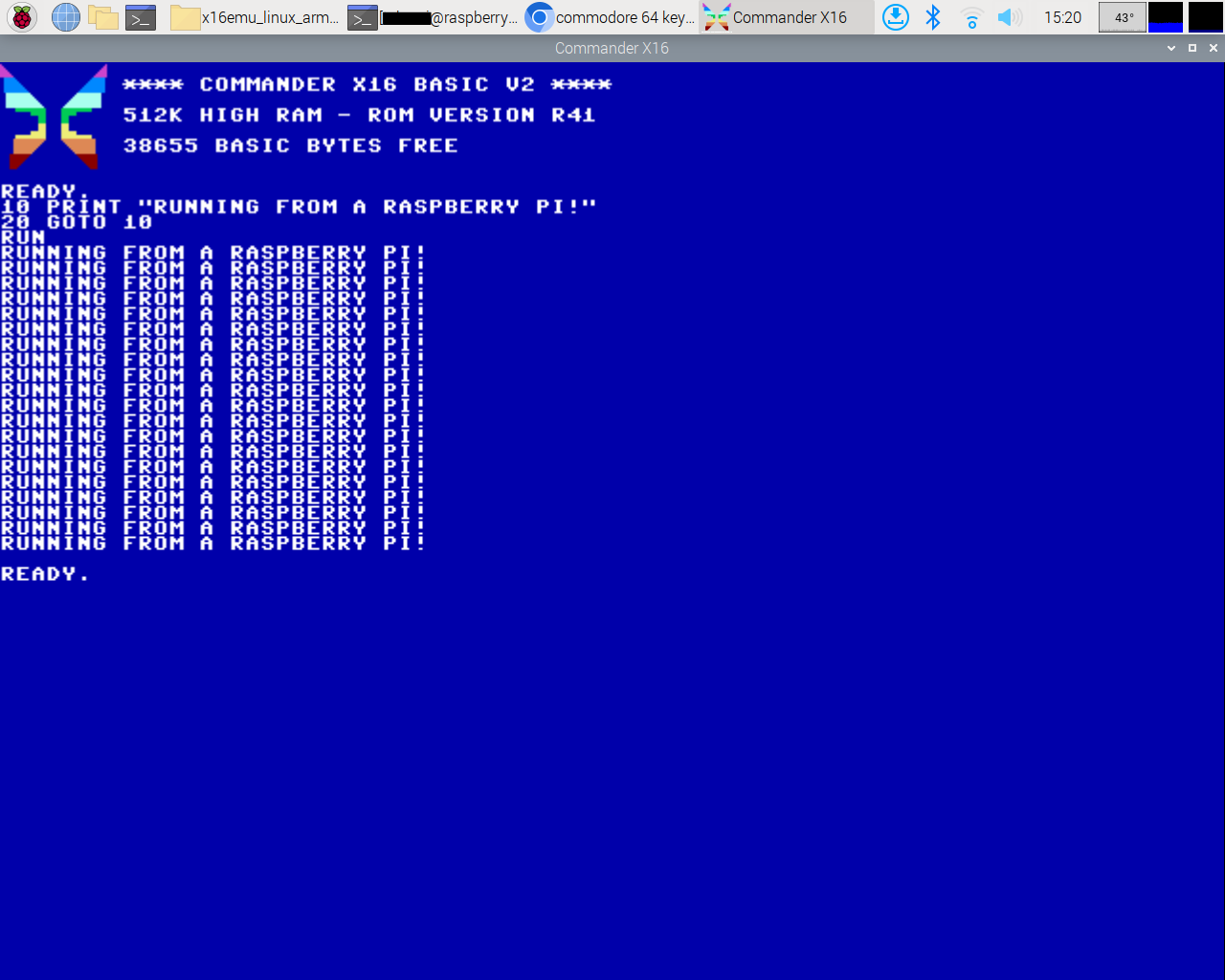 Commander X16 Emulator Linux ARM64 r41
